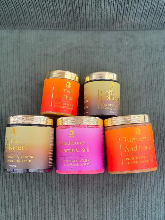 Foaming Sugar Scrubs