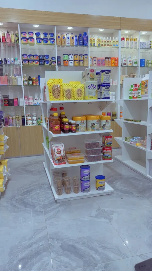 Shelves inside Pharmacy Ontario stocked with skincare, body care and fragrance products